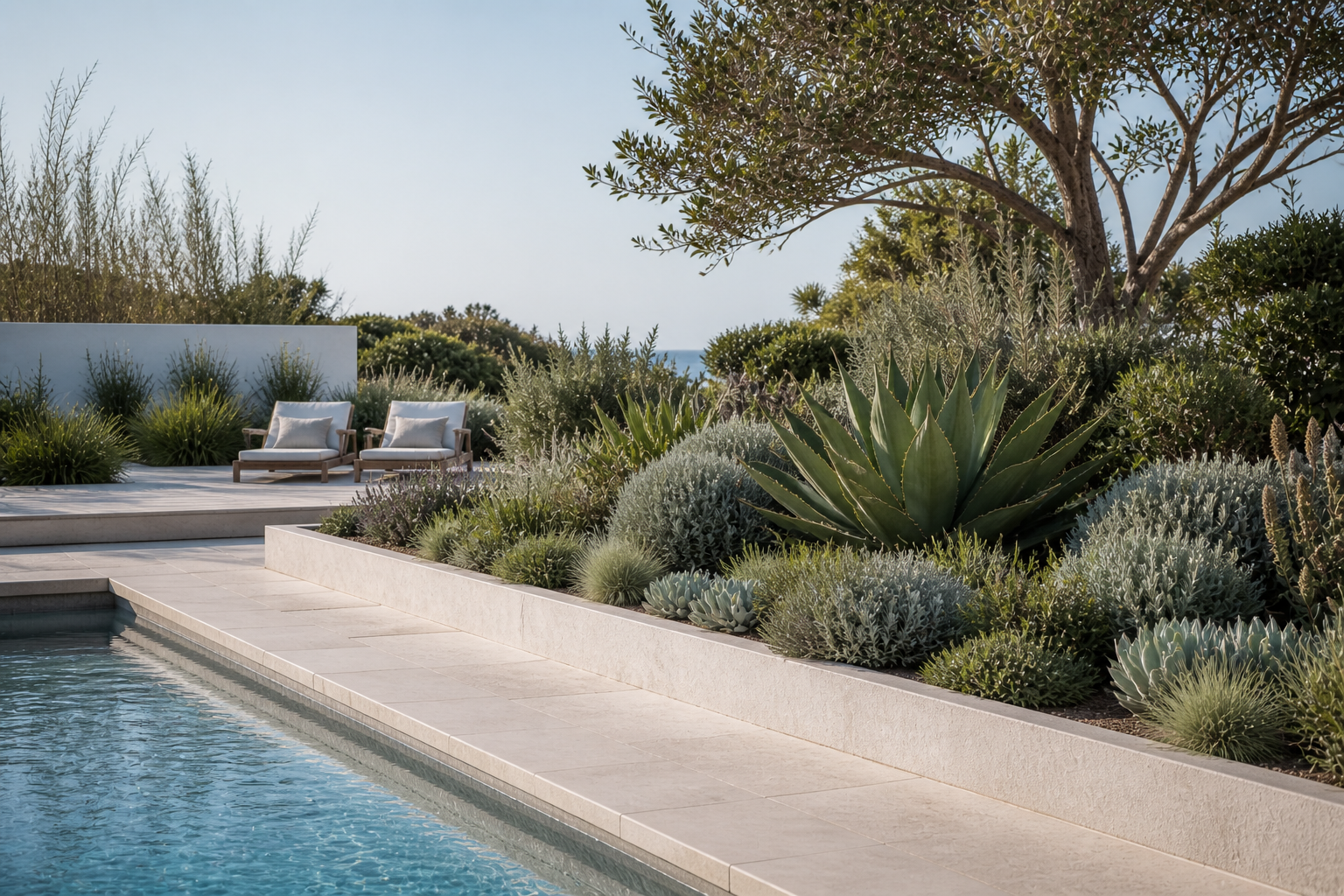 Cottesloe pool edge planting